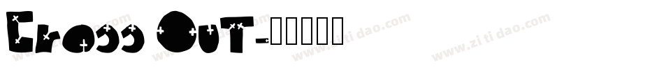 Cross Out字体转换